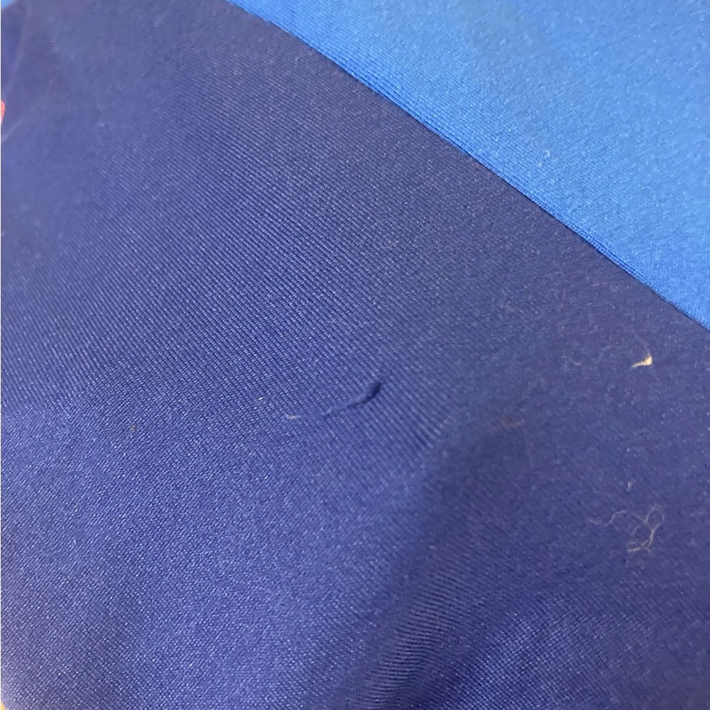 Under Armour Pullover Womens Size L Blue Pink Quarter Zip Long Sleeve Training - Picture 10 of 10